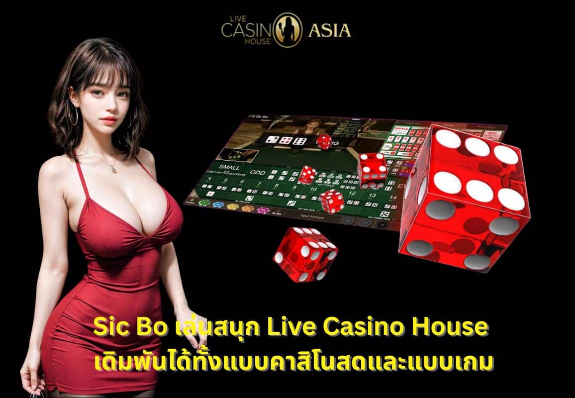 Sic Bo เพลินทุกสไตล์ เลือกเล่นสดหรือโหมดเกมได้เลย Sic Bo เพลินทุกสไตล์ เลือกเล่นสดหรือโหมดเกมได้เลย